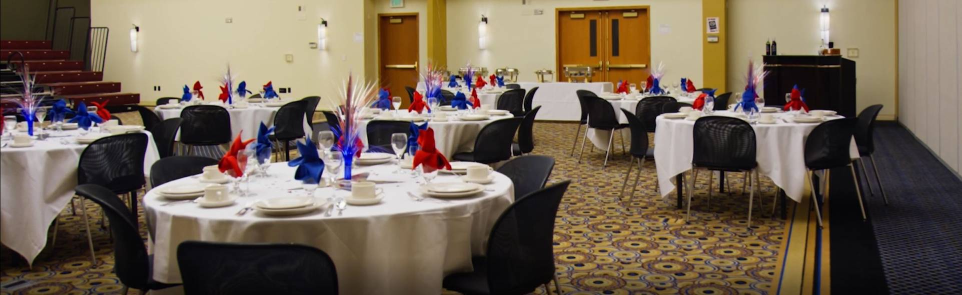 Flexible event space for up to 360 guests — with lodging, catering, and parking all on-site